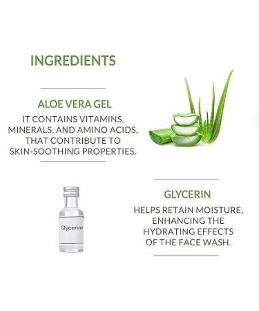 Otr.ix Aloe Vera Face Wash - Natural Moisturizing Cleanser for All Skin Types | Soothing & Nourishing 100ml for Glowing Skin - Buy Online on GoSupps.com