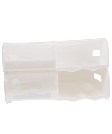 Healeved Box Egg Carton Container with Lid Easter Egg Holder Reusable Egg Holder To Rotate Refrigerator Shelf