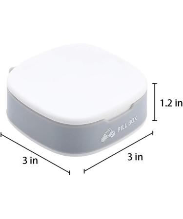 Buy Pill Organizer 4 Times a Day | Small Vitamin & Supplement Case | White Pill Box for Medicine - Buy Online on GoSupps.com