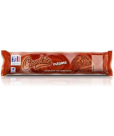 Hill Biscuits Chocolate Flavour Cream Sandwich Crunchy Biscuits 150g Pack of 3 - Tea Time Treat Lunchbox Filler Office Snack Party Favour Snack Dessert Companion | Included Jaspem Shopping List - Buy Online on GoSupps.com