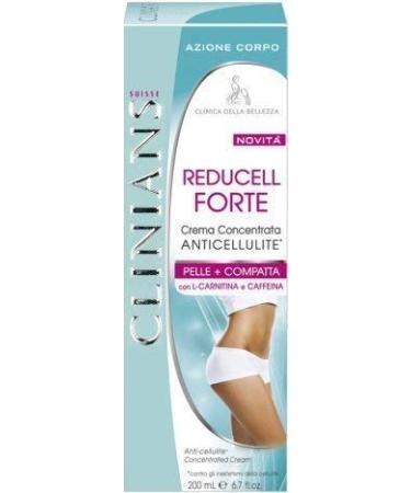 6 X Clinians Conc.anti-cellulite Body Cream Reducell Forte 200 ML