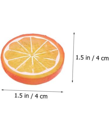 HOMSFOU 39 Pcs Imitation Lemon Slice Simulation Fruits Model Photography Fruits Slices Mini Lemon Model Lifelike Decorative Fruits Fake Lemon Slices Fruit Slices Gray Flakes Pvc Artificial Assorted Colorx3pcs 4X4X0.8CMx3pcs - Buy Online on GoSupps.com