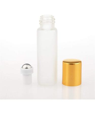XD eCommerce Glass Roller Bottles for Essential Oils - Gold Trimmed Perfect for International Shipping - Buy Online on GoSupps.com