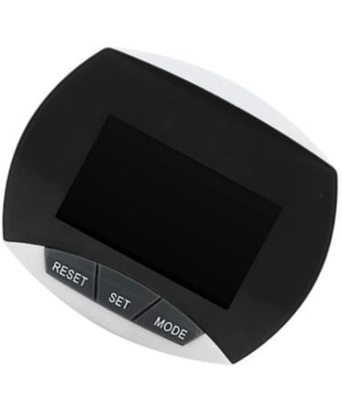 3D Walking Pedometer with Clip and Lanyard - Accurate Step Counter with Large Display in Black - Buy Online on GoSupps.com