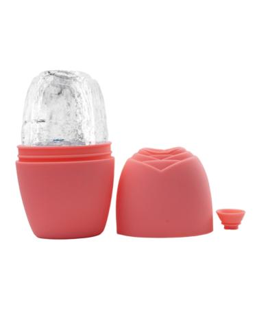 Ice Face Roller Reusable Ice Mold for Face Skin Care Tools for Eye Puffiness Brighten and Tighten Skin Orange Face Roller Face Massager Skin Care Ice Mould
