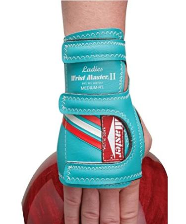 Master Industries Master Ladies Wrist 2 Bowling Support-Green-Right Hand-Medium, Black, Green, Berry or Powder Blue (M45GRRHMD)
