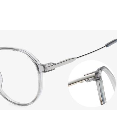 Buy Classic Anti Eye Strain Blue Light Blocking Round Reading Glasses +200 Pink - Shop Stylish & Comfortable Eyewear Internationally - Buy Online on GoSupps.com