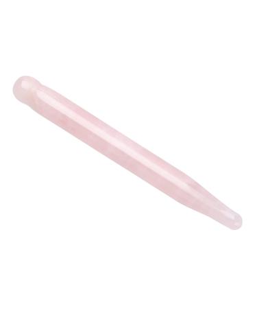 Jauarta 1PC Stone Carving Polished Massage Health Relaxation Crystal Wand (Pink)