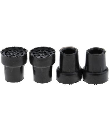 4pcs Anti-skid Stable Shock Absorb Walking Stick End Crutch Cane Tips 19mm - Black 19mm - Buy Online on GoSupps.com