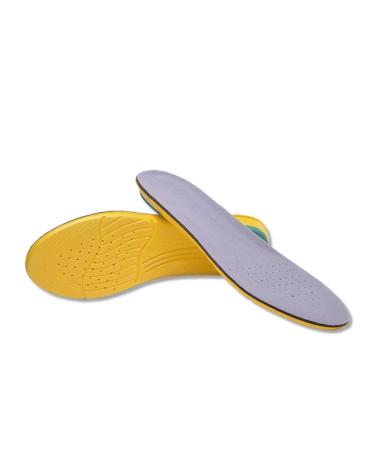 CSCDD Cushioned Comfortable Breathable Sports High Elasticity EVA University Military Training Insole Sweat-absorbing Insole(38) 38 White-dinosaur Doodle4