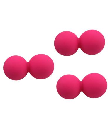 Frcolor 3st peanut massage ball relaxation ball myofascial release weightlifting equipment peanut ball extra solid massage ball antique photo trailer peanuts roll yoga