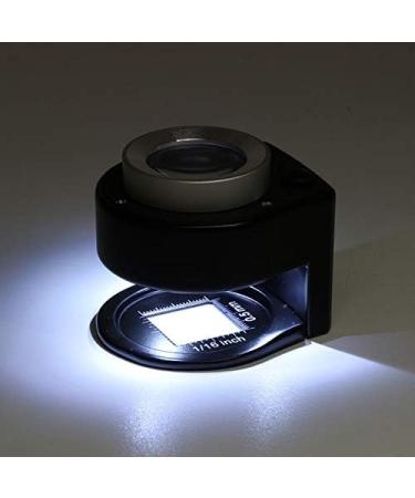 Magnifying 30X Magnifying Glass Portable with Scale LED Counterfeit Lamp with Lamp Purple Light Calligraphy Jewel Printing Identification Made in China - Buy Online on GoSupps.com