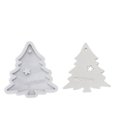 PRETYZOOM Christmas Baking Tool Fondant Cake Mold Non-Stick Mold Homemade Chocolate Biscuit Mold Silicone Molds Fudge Pancake Mold Pudding Gummy Fondant Mold Tree Mold Soap Cookies