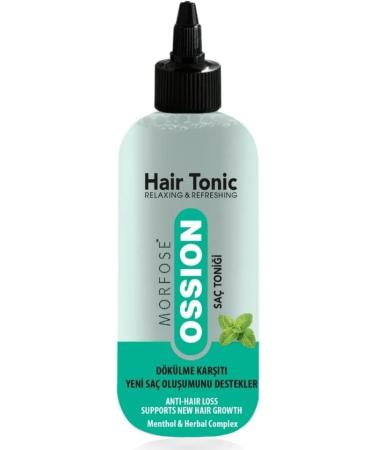 Morfose Ossion Refreshing Herbal Hair Tonic 300ml Anti Hair Loss Promotes Hair Growth with Menthol and Herbal Complex - Buy Online on GoSupps.com
