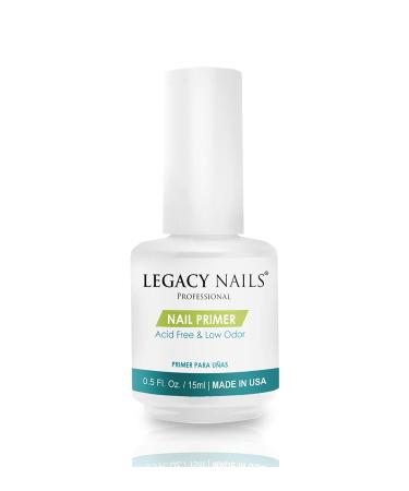 Shop Legacy Nails Professional Nail Prep & Primer Set - .5oz Dehydrator & Acid-Free Low Odor Primer for Perfect Acrylic Nail Extensions - Buy Online on GoSupps.com