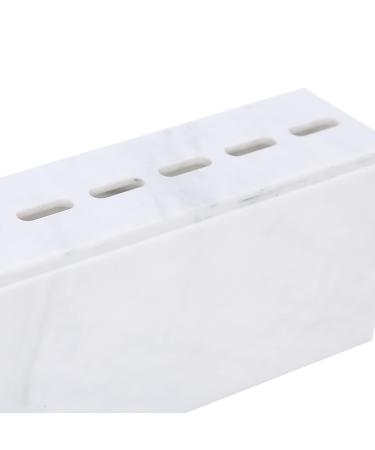 8 Holes Tweezers Holder | Tweezer Display Stand & Storage Rack with Dust Cover for Lash Extensions | Salon & Home Use (White - Buy Online on GoSupps.com