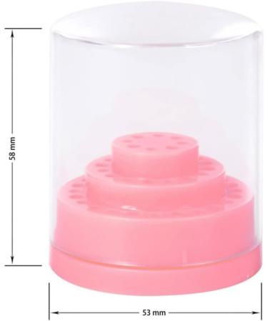 Beaupretty Gentle Reminder 1PC Nail Bit Organizer Nail Bit Holder Stand manicure written M Pink - Buy Online on GoSupps.com