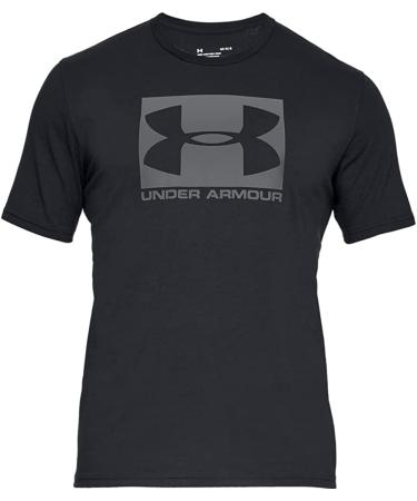 Under Armour Men's Boxed Sportstyle T-shirt Black/Graphite - Size Large - Buy Online on GoSupps.com