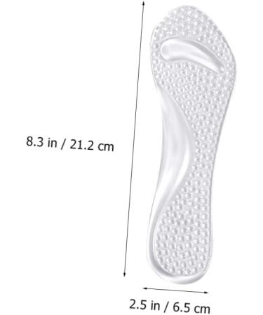 Shop NOLITOY Non-Slip Gel Insoles - 4 Pairs High Heel Cushions & Comfort Shoe Pads for Arch Support - Ideal for Ladies - Buy Online on GoSupps.com