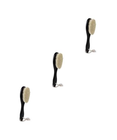 3pcs Washing Brush Bamboo Wooden Wool Brush Baby