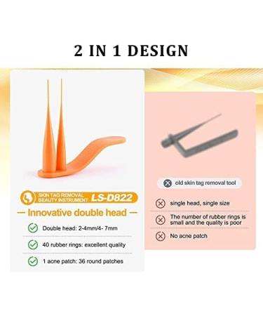 Mole & Skin Tag Removal Kit - Professional 2-in-1 Painless & Safe Wart Remover for Face & Body Care - Buy Online on GoSupps.com