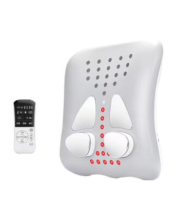 CCNGDS electrical lumbar vertebrae traction device massage to support the lower back with a 60-stage pulse intensity setting 7 modes 4 pieces of electrode pads for relaxation