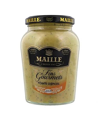 Maille Mustard Fine Gourmets Spice Point 340g (Pack of 6)