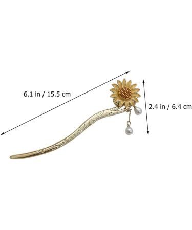 minkissy Daisy Hair Accessory Hair Gems for Women Bridal Tiara Japanese Hair Chopsticks Vintage Hair Chopsticks Hair Chopsticks for Women Sunflower Hair Sticks To Hang Pin China Bun Bride - Buy Online on GoSupps.com