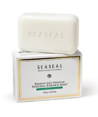 Seaseal Bamboo Salt Soap - Korea's No.1 9 Times Baked Bamboo Salt, Powerful Antioxidant, 0.9% Salt Solution, 3.53 oz - Buy Online on GoSupps.com