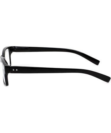 5 Pack Quality Spring Hinge Reading Glasses for Men and Women - Black (2.5x) - Buy Online on GoSupps.com