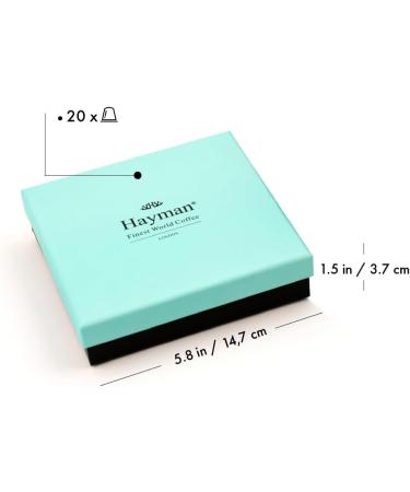 Hayman Coffee 100% Panama Geisha Coffee Coffee Pods For Nespresso Coffee Machine 20 Pods | Espresso Pods Compatible With Nespresso Pods Original Machines Medium Roast Coffee Panama Coffee - Buy Online on GoSupps.com