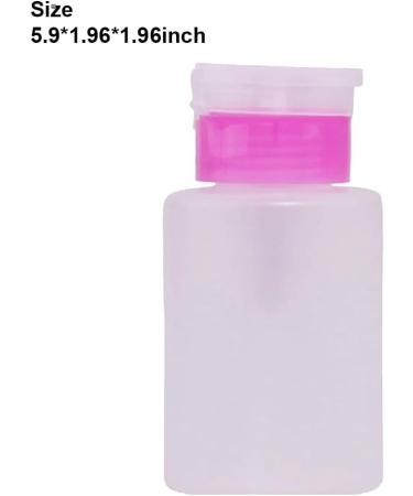 Distributeur de pompe vide en plastique de 120 ml avec Pour bonne tanch it bouteille transparente d'alcool avec couvercle rotatif pour vernis - Buy Online on GoSupps.com