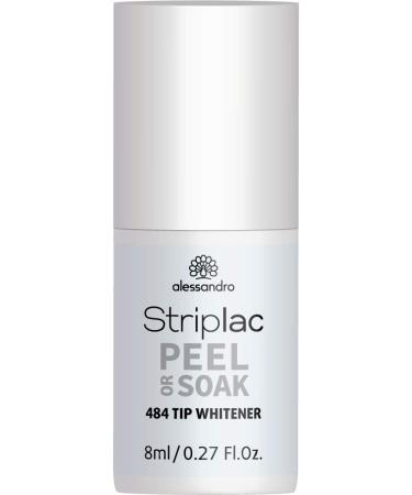 Alessandro Striplac Peel or Soak Whitener & Top Coat - 8ml LED Nail Polish for French Nails | International Shipping - Buy Online on GoSupps.com
