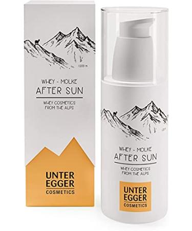 Unteregger Cosmetics After Sun Gel with whey 150 ml - soothes the skin natural care - quality and innovation from South Tyrol