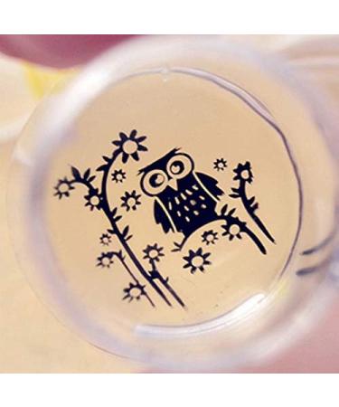 2pcs Clear Silicone Jelly Stamper with Scraper Clear Nail Art Jelly Stamper Nail Art Stamping Stamper for Manicure Tools Xmas Gifts Clear - Buy Online on GoSupps.com