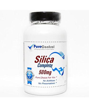 Silica Complete 500mg // 200 Capsules // Pure // by PureControl Supplements