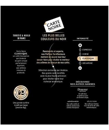 CARTE NOIRE - Caf Moulu 500G - Lot De 2 - Buy Online on GoSupps.com