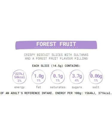 Go Ahead Crispy Forest Fruit Slices 5 Pack - Buy Online on GoSupps.com