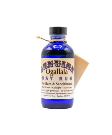 Ogallala Bay Rum | Refreshing Dual Purpose Cologne & Aftershave | Hand Crafted | Old Fashioned Bay Rum Scent With Sandalwood | 4 oz Bottle Bay Rum Scent with Sandalwood 4 Fl Oz (Pack of 1) - Buy Online on GoSupps.com