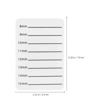Eyelash Display Board | Acrylic Lash Holder Tray for Extensions | 7.9x5.4 cm | Best Lash Extension Supplies - Buy Online on GoSupps.com