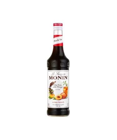 MONIN Peach Tea Syrup for Ice Tea and Cocktail - Natural Flavors - 70cl