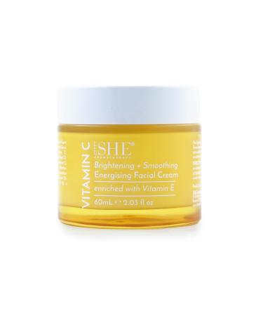Om She Aromatherapy Vitamin C Energising Face Cream 1.69fl oz - Brightening and Smoothing. Australian Made.