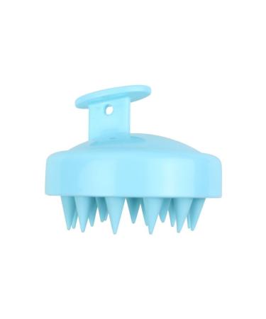 Shampoo brushed scalp massage device with soft and flexible silicone bristles scalp massager hair growth shed removal green