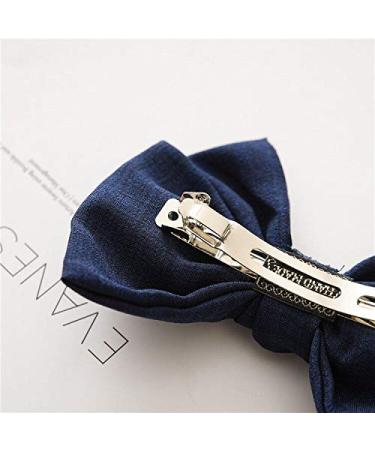 French Hair Bow Clips - 6pcs Barrette Hair Accessories for Women, Girls, and Ladies in Multi-colors - Perfect Gift for Birthday, Daily Wear, and Holidays - Buy Online on GoSupps.com