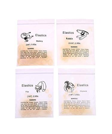 Orthodontic Elastic Rubber Bands - Fox 1/4 3.5 Oz - High Quality Ortho Bands - Buy Online on GoSupps.com