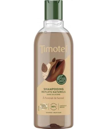 TIMOTEI Natural Reflections Shampoo with Henna Extract for Brown Hair 2 x 300 ml - Buy Online on GoSupps.com