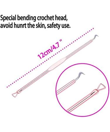 U-K Blackhead Removal Tool Kit | Stainless Steel Pimple Cleansing Set for Acne Extraction and Remover | Professional Blackhead Remover Tool - Buy Online on GoSupps.com