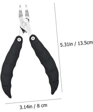 Healeved 1pc Folding Hawk Mouth Pliers Toenail Clipper for Thick Toenails Nail Clippers Ingrown Toenail Clipper Tool Pedicure Tool Handle Rubber and Plastic Multifunction Dead Skin Pliers - Buy Online on GoSupps.com