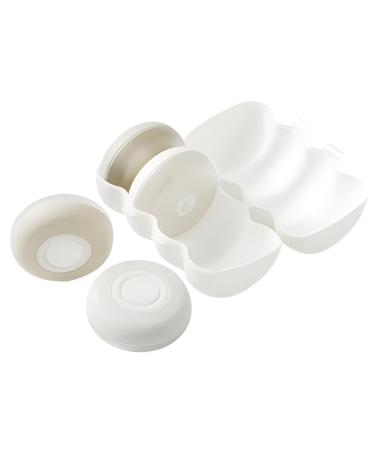 KONTONTY 1 Set filling cream four piece set travel size body wash face cream bottle body butter jars shampoo soap dispenser travel can refillable face cream container make up