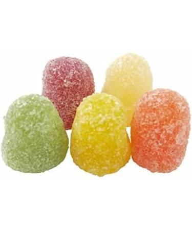 Dew Drops Fruit Flavour Jelly Sweet by Barratt in Victorian Style Plastic Jar 970 millilitre 750 gram - Buy Online on GoSupps.com